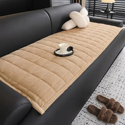 QuiltGuard™ - Sofaüberwurf Gesteppt - Modernes Design - Rutschfester Sofaschutz