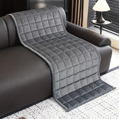 QuiltGuard™ - Sofaüberwurf Gesteppt - Modernes Design - Rutschfester Sofaschutz