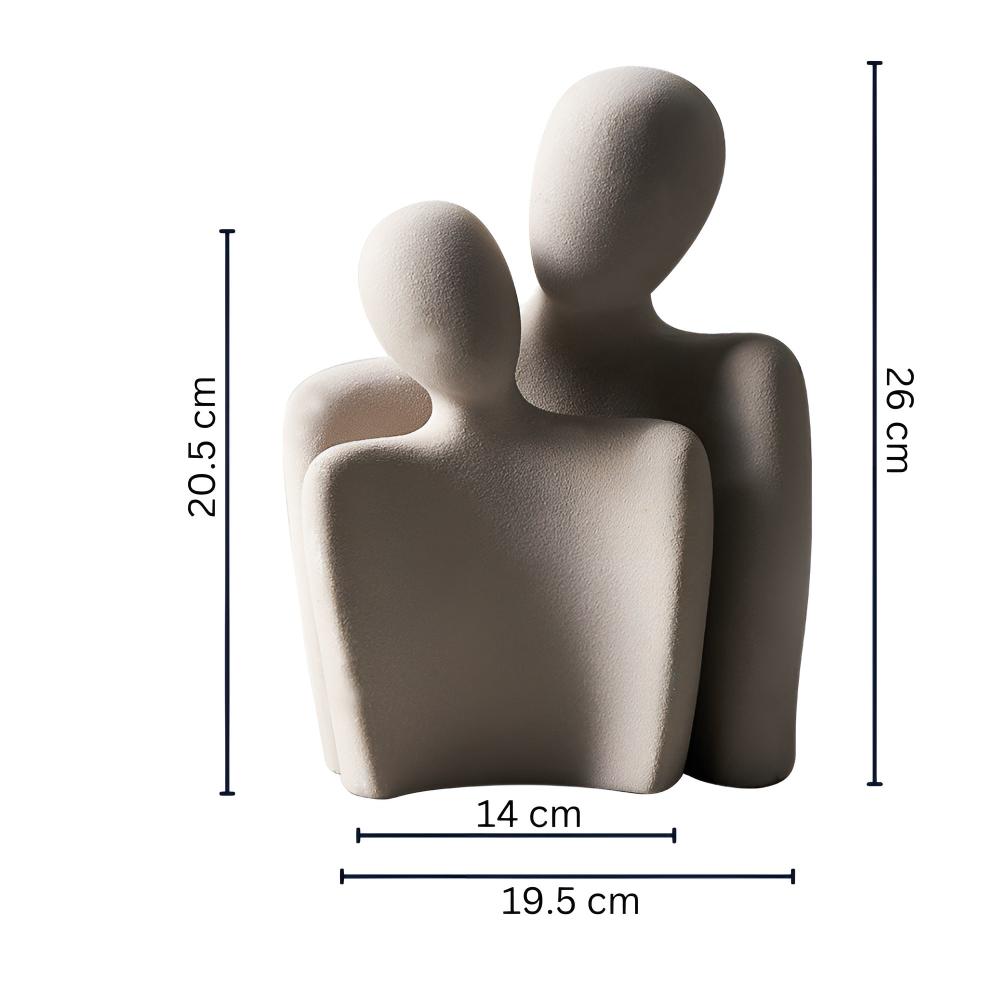 Ravello Keramikskulptur - Robuste Keramik, Elegantes Grau 2