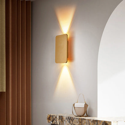 Ravello Wandleuchte - Rechteckig, Metall, Warmweiß, LED Beleuchtung für Innenräume 0