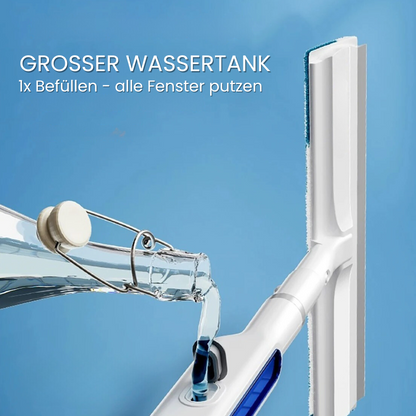 Rivo Fensterreiniger - Rotierender Kopf, Teleskopstiel, Sprühfunktion 4