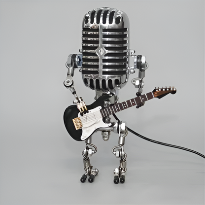 Rivo Tischlampe - Metall, LED Beleuchtung in Gitarrenform 0