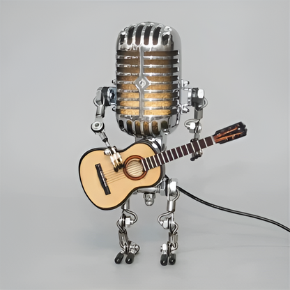 Rivo Tischlampe - Metall, LED Beleuchtung in Gitarrenform 2