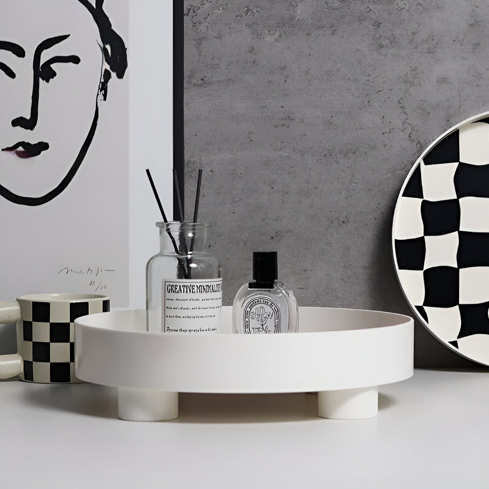 Rondo Aufbewahrungstablett - Robuster Kunststoff, Schachbrett-Design 7