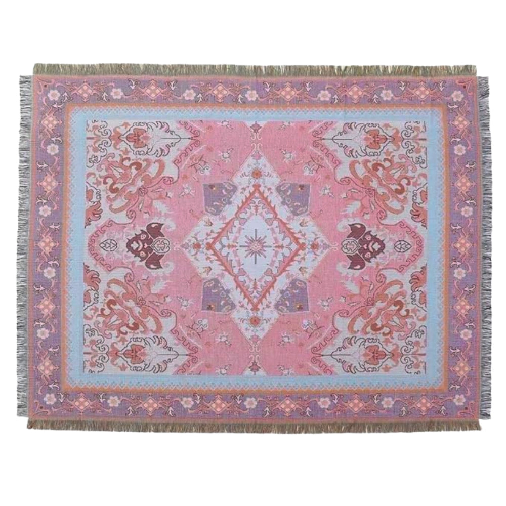 AztecLoom™ – Boho Azteken Tapestry Decke Mikrofaser Reversibel – Boho Tapestry Decke