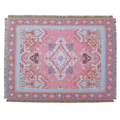 AztecLoom™ – Boho Azteken Tapestry Decke Mikrofaser Reversibel – Boho Tapestry Decke