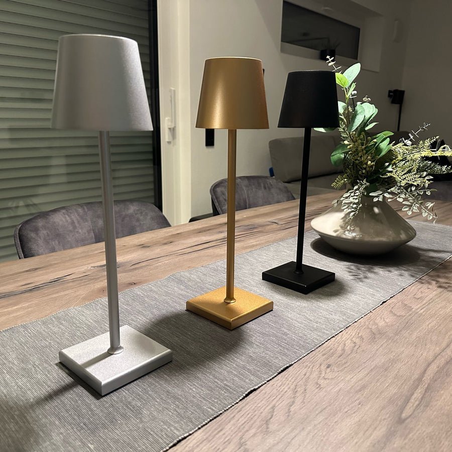 NordGlow™ - Kabellose Tischlampe - Skandinavisches Design - Wiederaufladbare LED Lampe