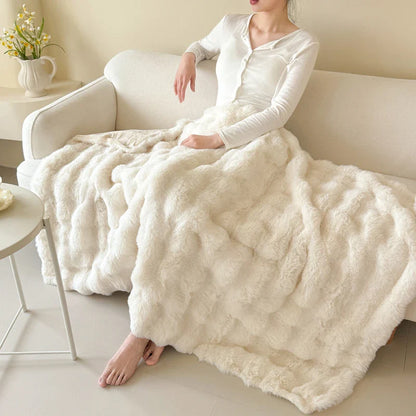 SoftHaven™ – Flauschige Wohndecke – Extra Weich & Doppellagig