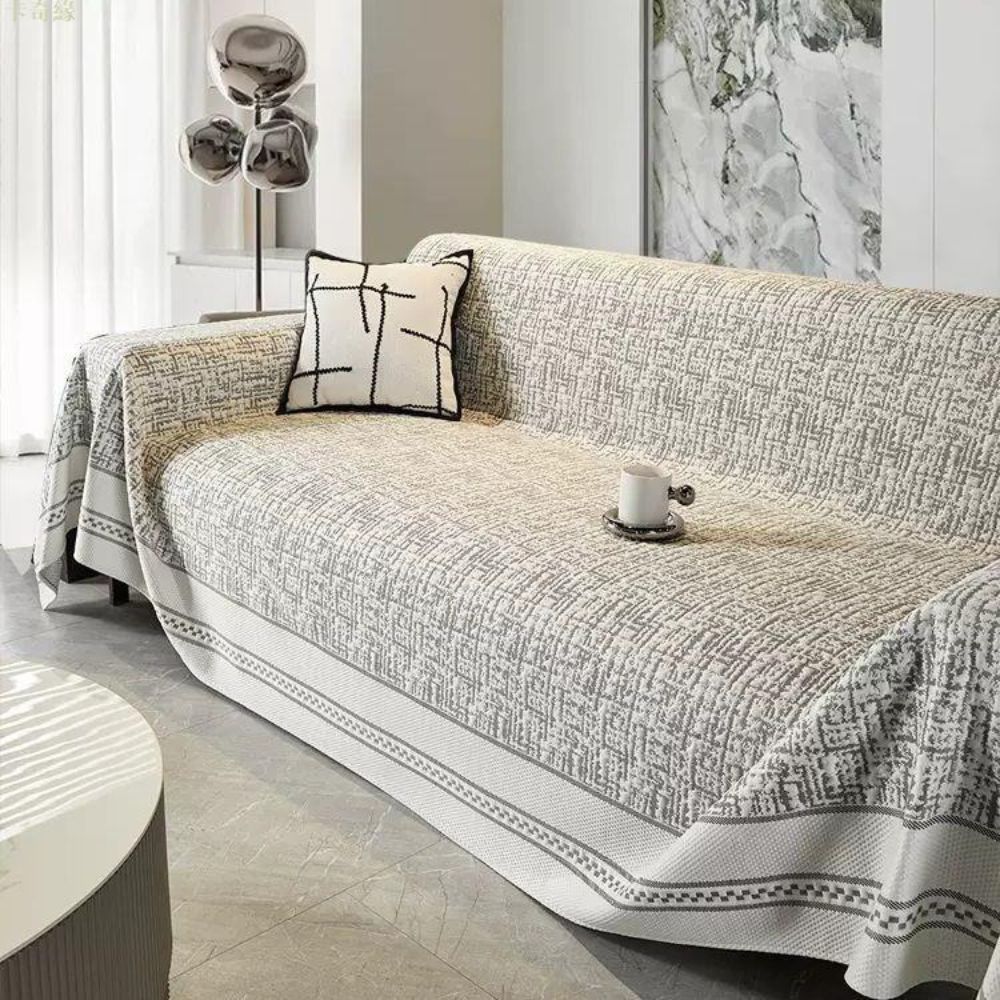 Sahara Sofabezug - Atmungsaktive Mikrofaser, Wendbares Design 7