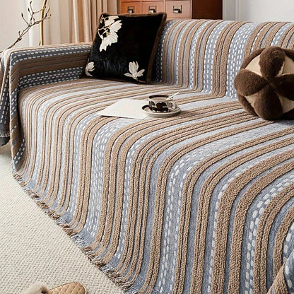 Sahara Sofaüberwurf - Plüsch, Rutschfest im Boho-Stil 1