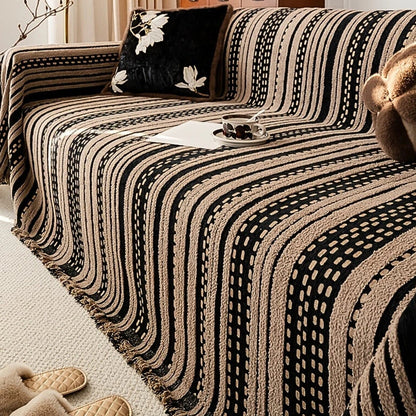 Sahara Sofaüberwurf - Plüsch, Rutschfest im Boho-Stil 2