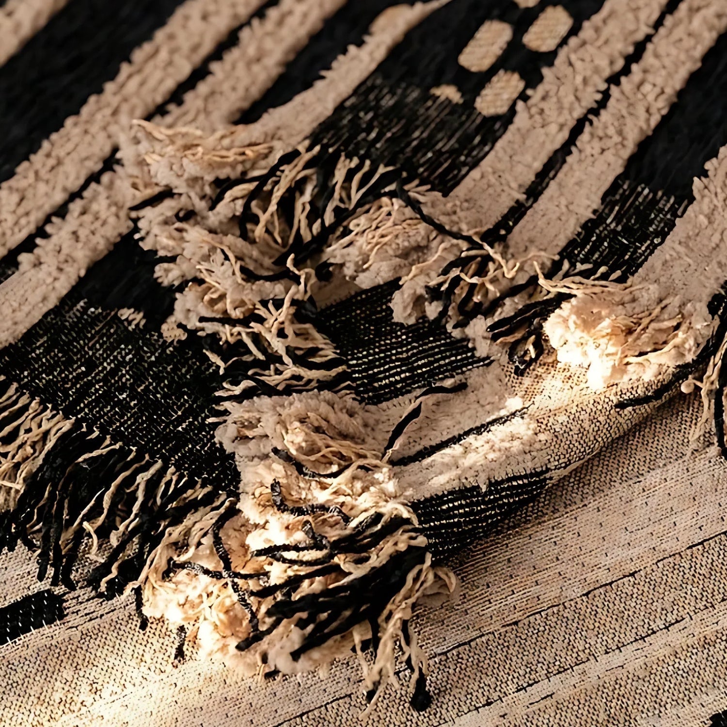 Sahara Sofaüberwurf - Plüsch, Rutschfest im Boho-Stil 5