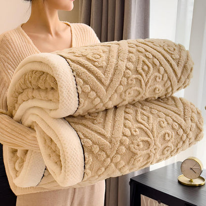 Savana Kuscheldecke - Samt, Sherpa, Ganzjährig Komfort 10