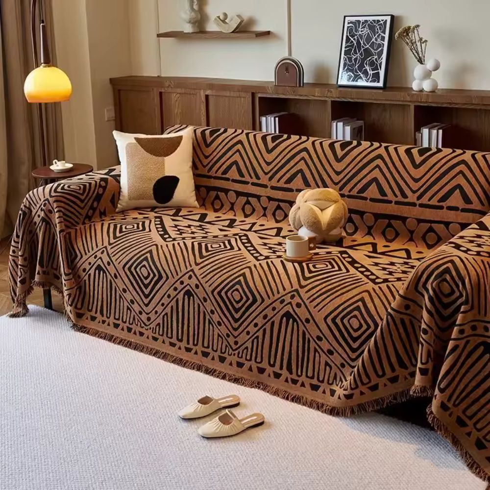 Savaro Sofabezug - Wendbares Geometrisches Design aus Chenille 0
