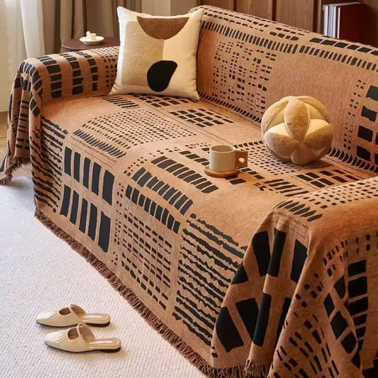 Savaro Sofabezug - Wendbares Geometrisches Design aus Chenille 1