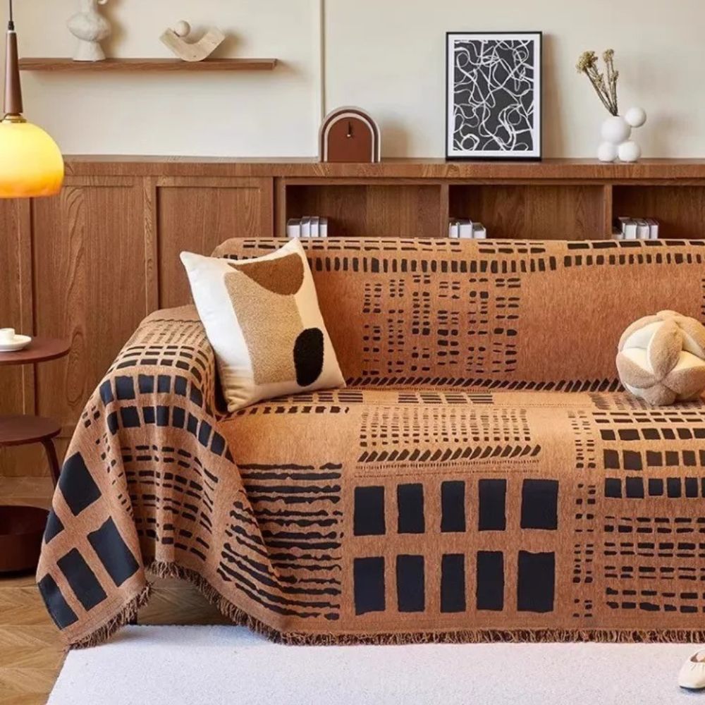Savaro Sofabezug - Wendbares Geometrisches Design aus Chenille 2