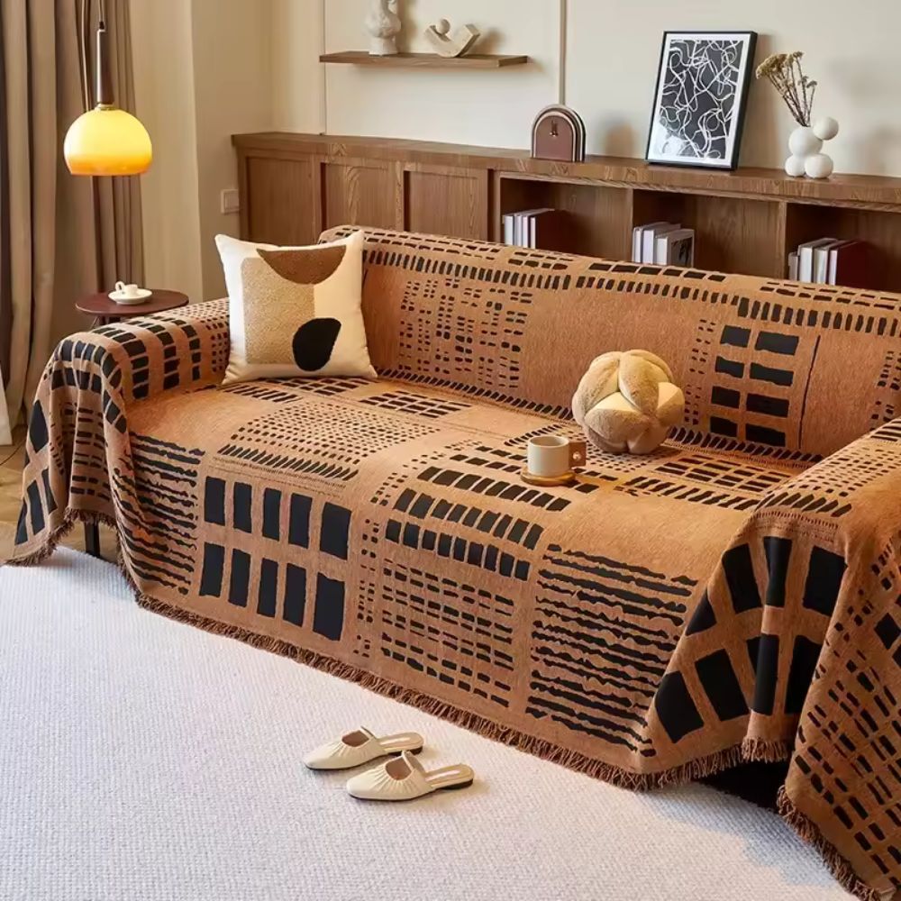 Savaro Sofabezug - Wendbares Geometrisches Design aus Chenille 6