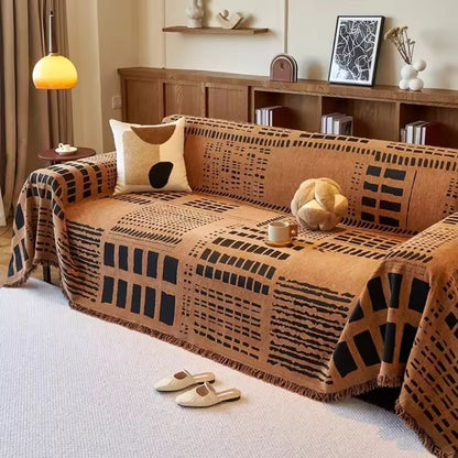Savaro Sofabezug - Wendbares Geometrisches Design aus Chenille 6