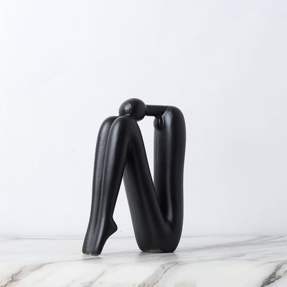 Sculptura Buchstützen - Porzellan, Skulpturales Design, Modern 10
