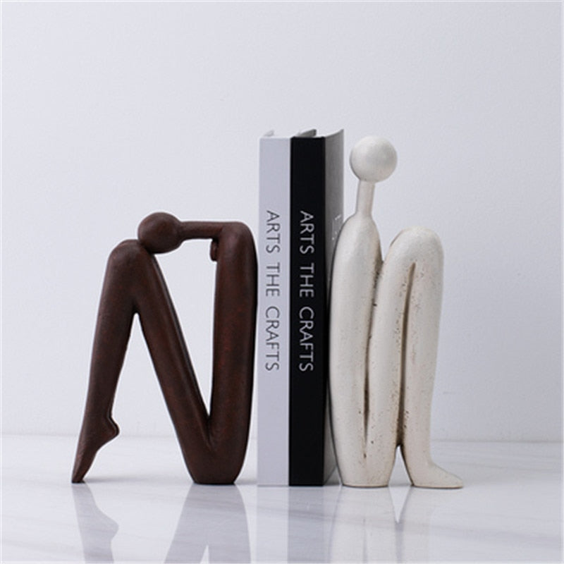 Sculptura Buchstützen - Porzellan, Skulpturales Design, Modern 5