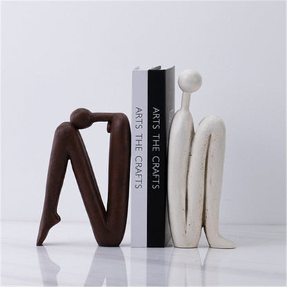 Sculptura Buchstützen - Porzellan, Skulpturales Design, Modern 5