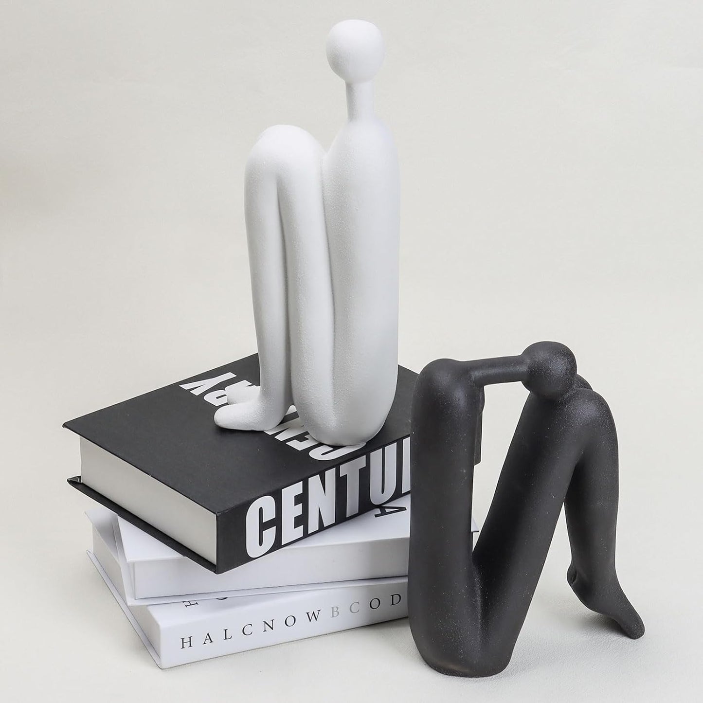 Sculptura Buchstützen - Porzellan, Skulpturales Design, Modern 6