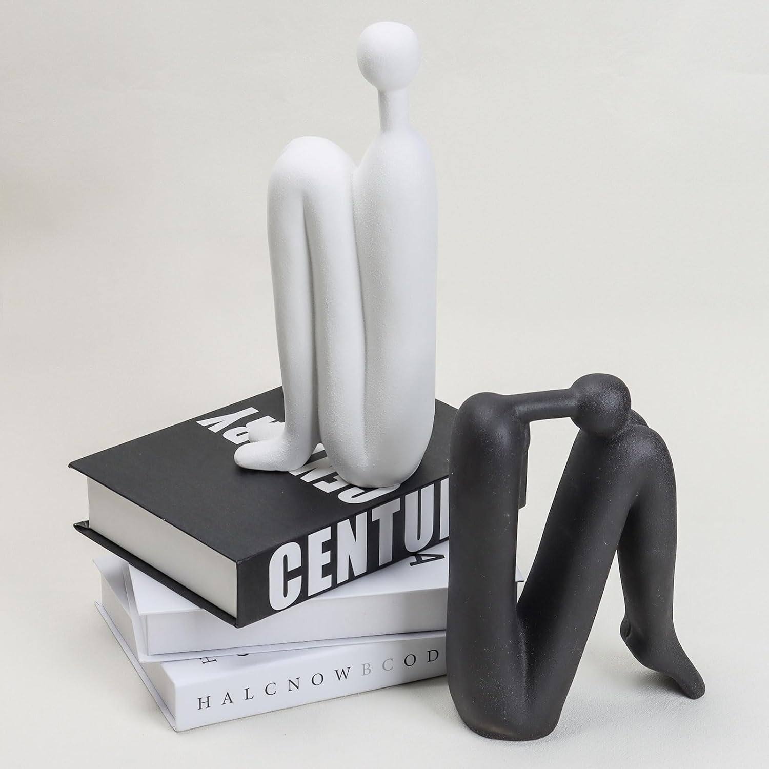 Sculptura Buchstützen - Porzellan, Skulpturales Design, Modern 6