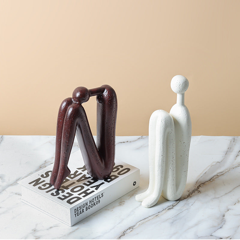 Sculptura Buchstützen - Porzellan, Skulpturales Design, Modern 7