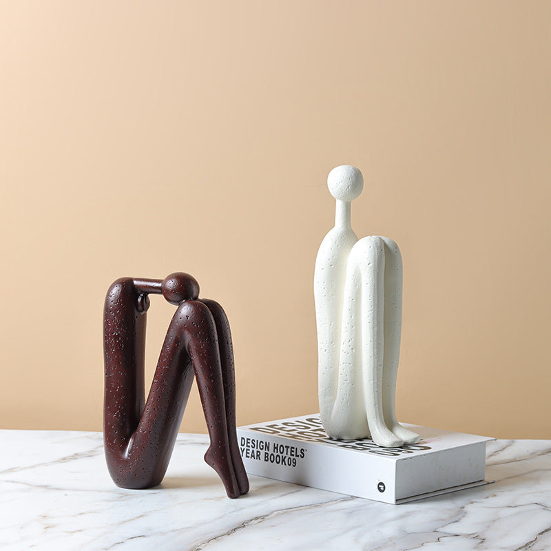Sculptura Buchstützen - Porzellan, Skulpturales Design, Modern 8