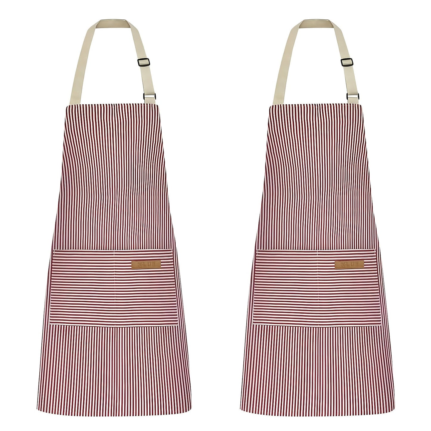 Sento Küchenschürzen Set - Ölabweisend, Verstellbar, Mit Taschen 0