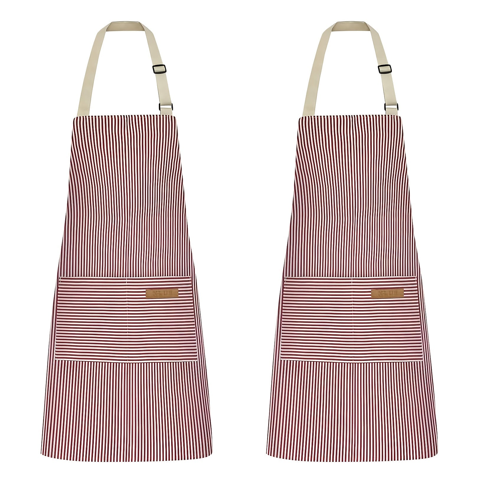 Sento Küchenschürzen Set - Ölabweisend, Verstellbar, Mit Taschen 0