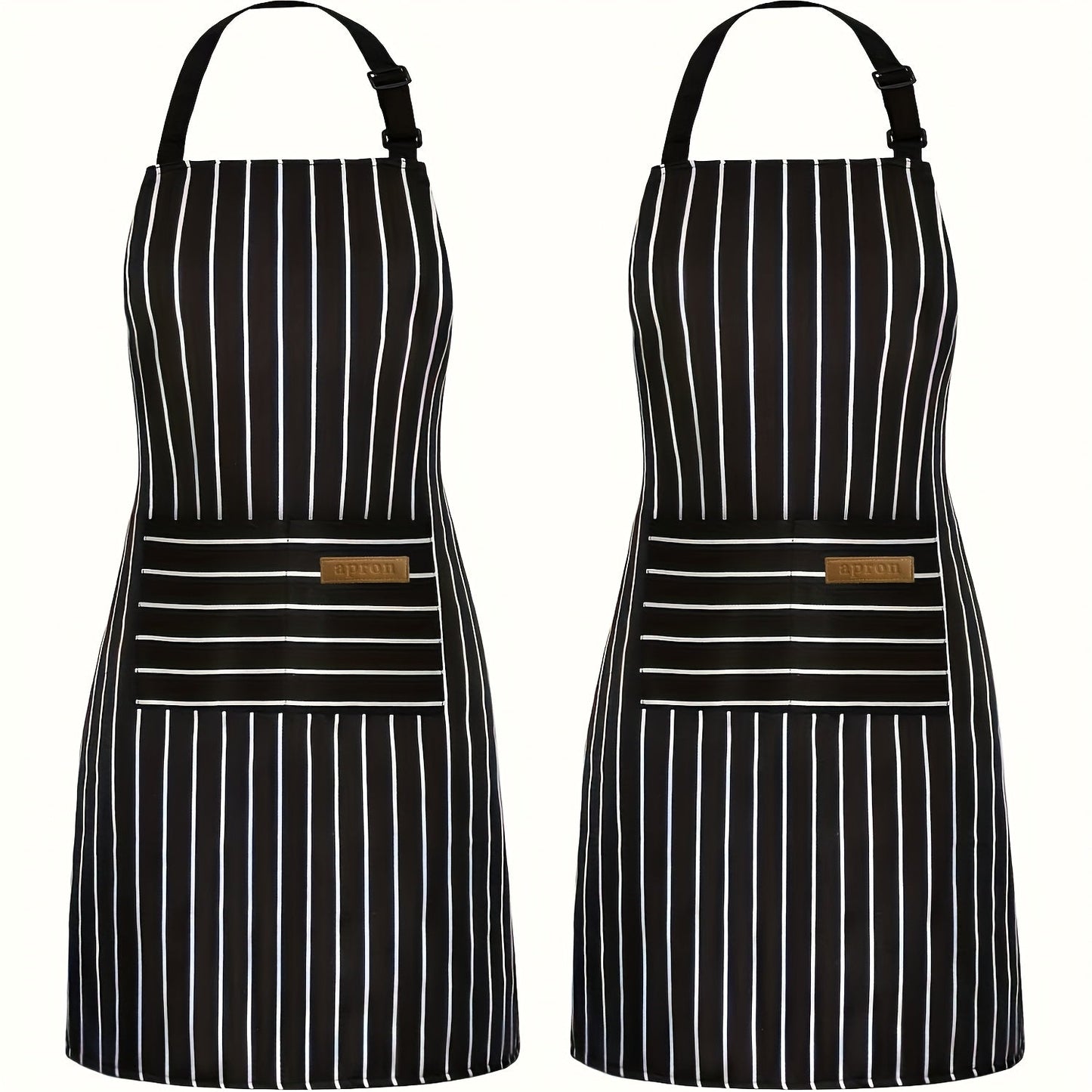 Sento Küchenschürzen Set - Ölabweisend, Verstellbar, Mit Taschen 2
