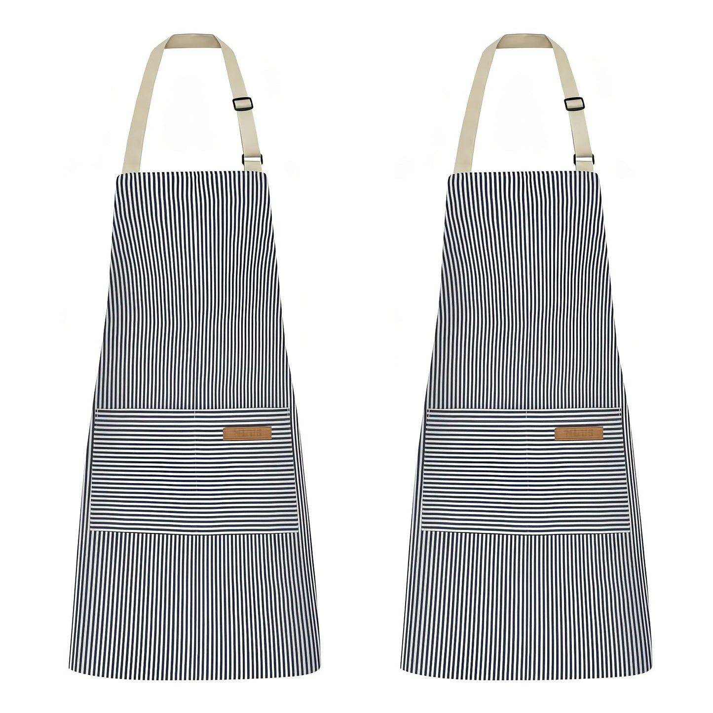 Sento Küchenschürzen Set - Ölabweisend, Verstellbar, Mit Taschen 3