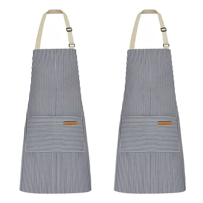 Sento Küchenschürzen Set - Ölabweisend, Verstellbar, Mit Taschen 3
