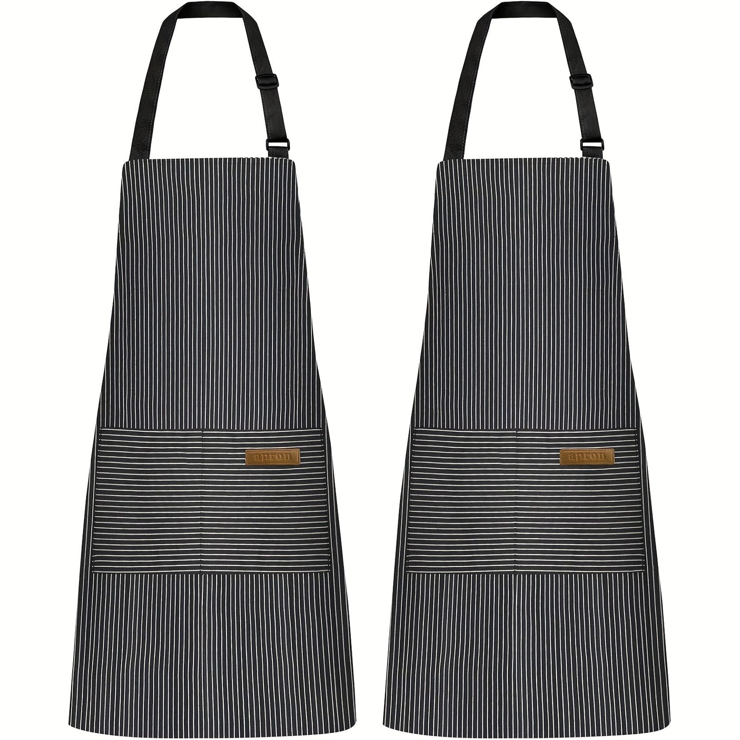 Sento Küchenschürzen Set - Ölabweisend, Verstellbar, Mit Taschen 4