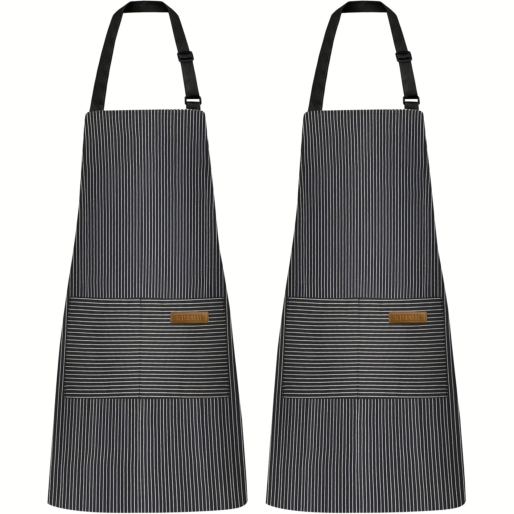 Sento Küchenschürzen Set - Ölabweisend, Verstellbar, Mit Taschen 4