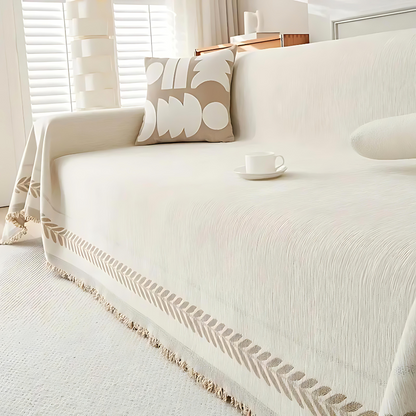 Sera Sofabezug - Mikrofaser-Baumwolle, Rustikales Jacquard-Design 0