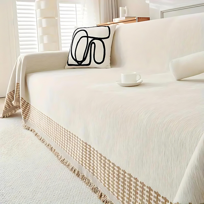 Sera Sofabezug - Mikrofaser-Baumwolle, Rustikales Jacquard-Design 3