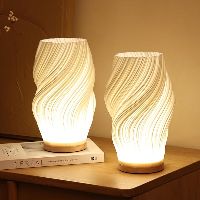 WaveGlow™ - LED Tischlampe - Modernes Design - Dimmbares Stimmungslicht
