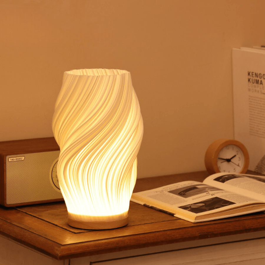 WaveGlow™ - LED Tischlampe - Modernes Design - Dimmbares Stimmungslicht
