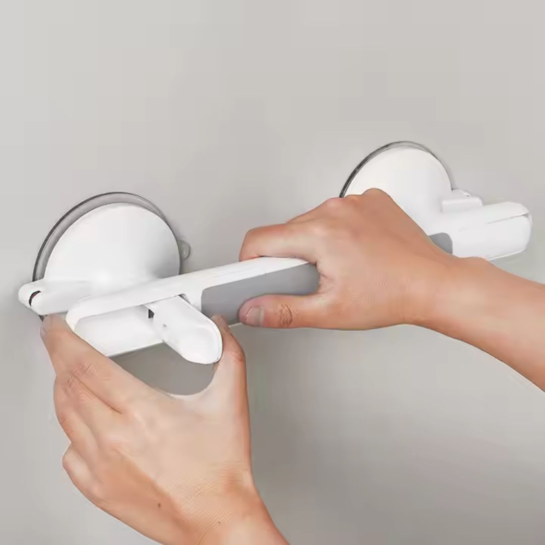 SafeGrip™ - Dusch Haltegriff - Werkzeugfreie Montage - Rutschfester Sicherheitsgriff