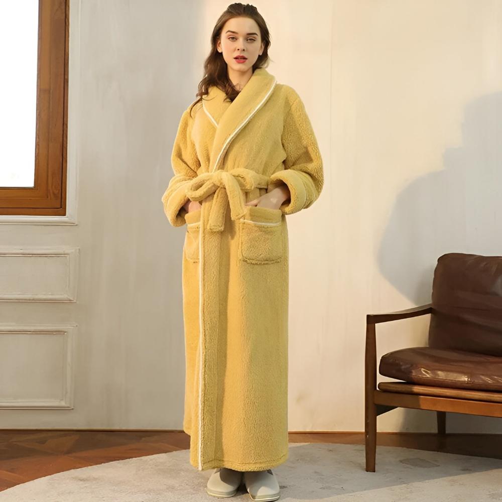 Sierra Bademantel - Korallenfleece, Unisex, Schalkragen 0