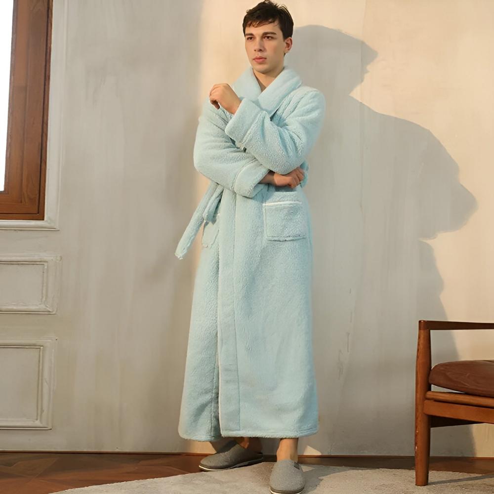 Sierra Bademantel - Korallenfleece, Unisex, Schalkragen 9