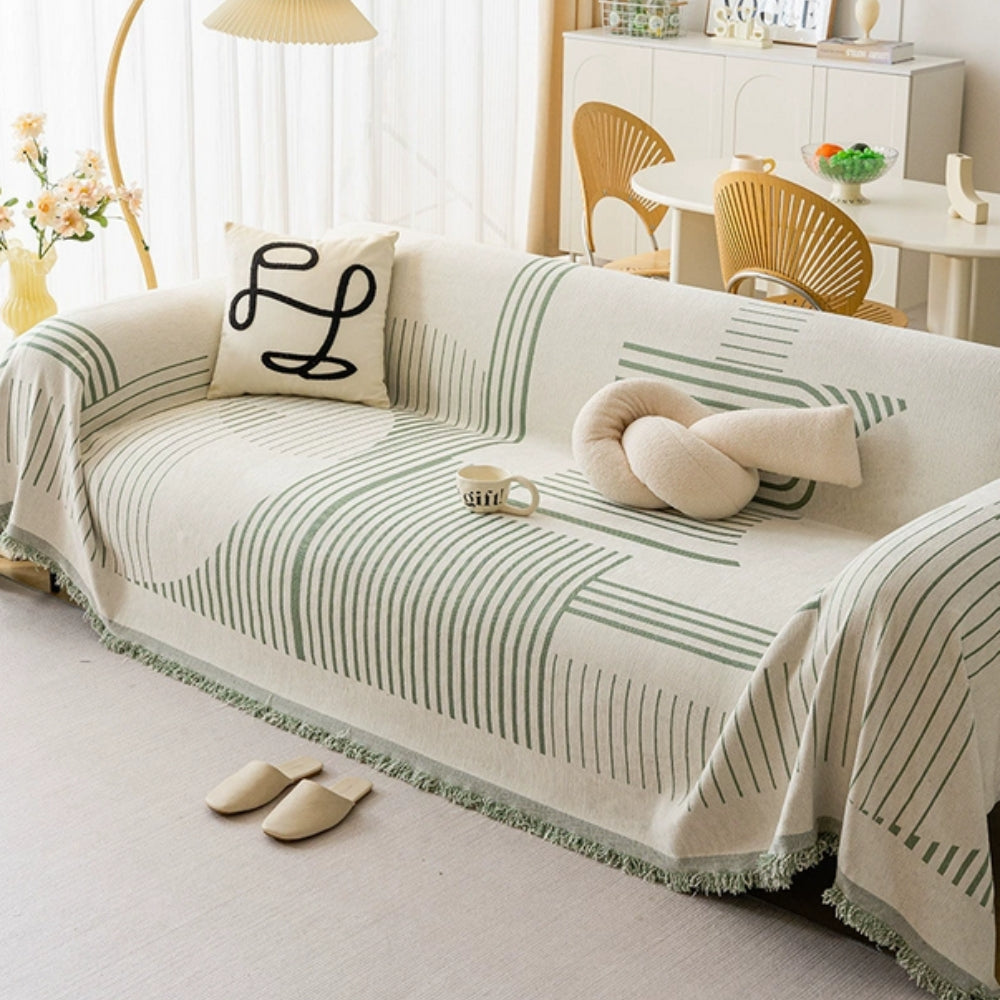 Sierra Sofabezug - Chenille, Schneeflocken-Design, Maschinenwaschbar 4