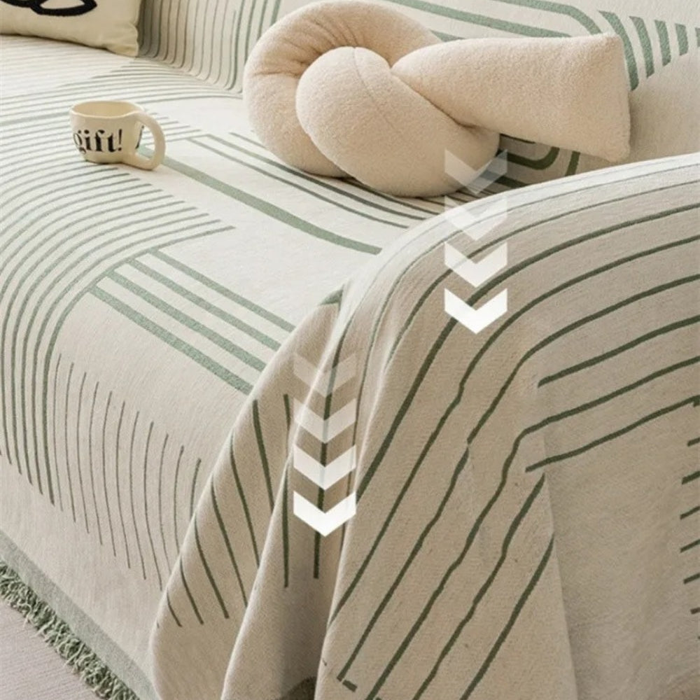 Sierra Sofabezug - Chenille, Schneeflocken-Design, Maschinenwaschbar 8