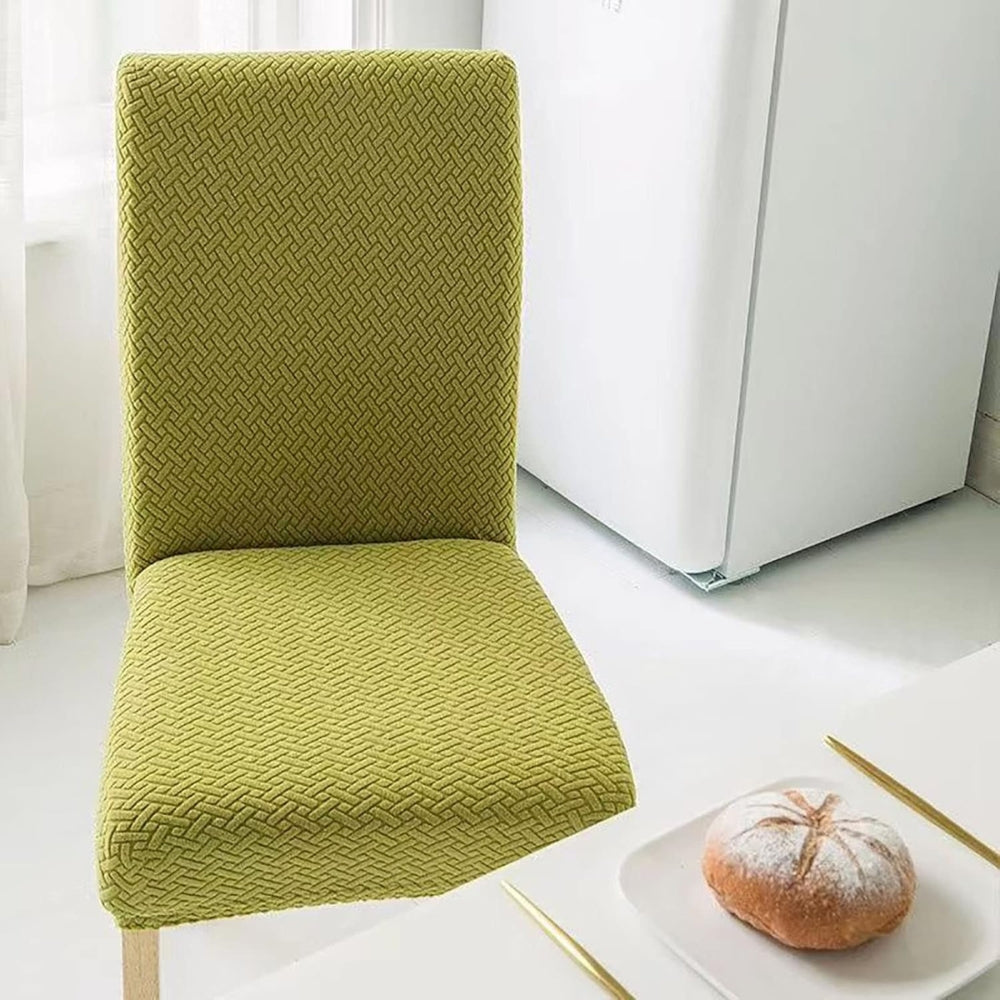 Sierra Stuhlbezug - Hochstretch Jacquard-Samt, Pflegeleicht 10