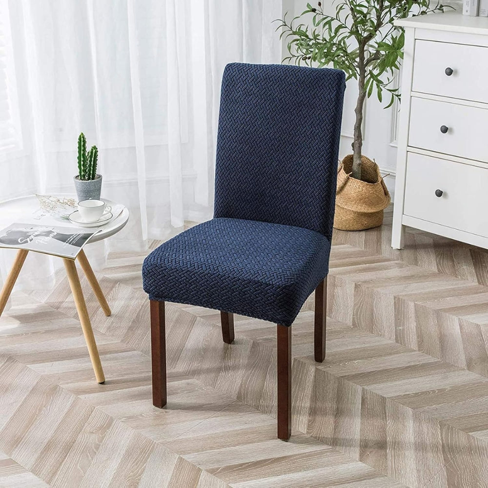 Sierra Stuhlbezug - Hochstretch Jacquard-Samt, Pflegeleicht 11