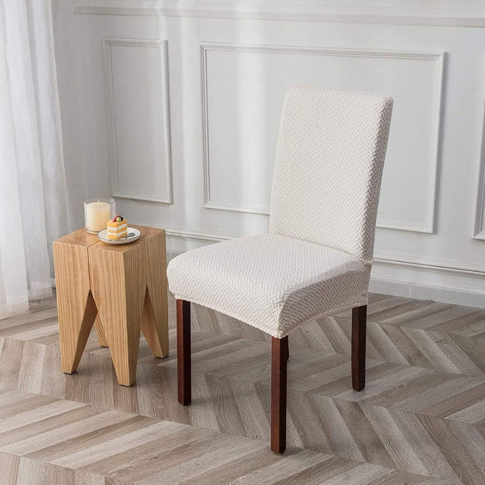 Sierra Stuhlbezug - Hochstretch Jacquard-Samt, Pflegeleicht 12