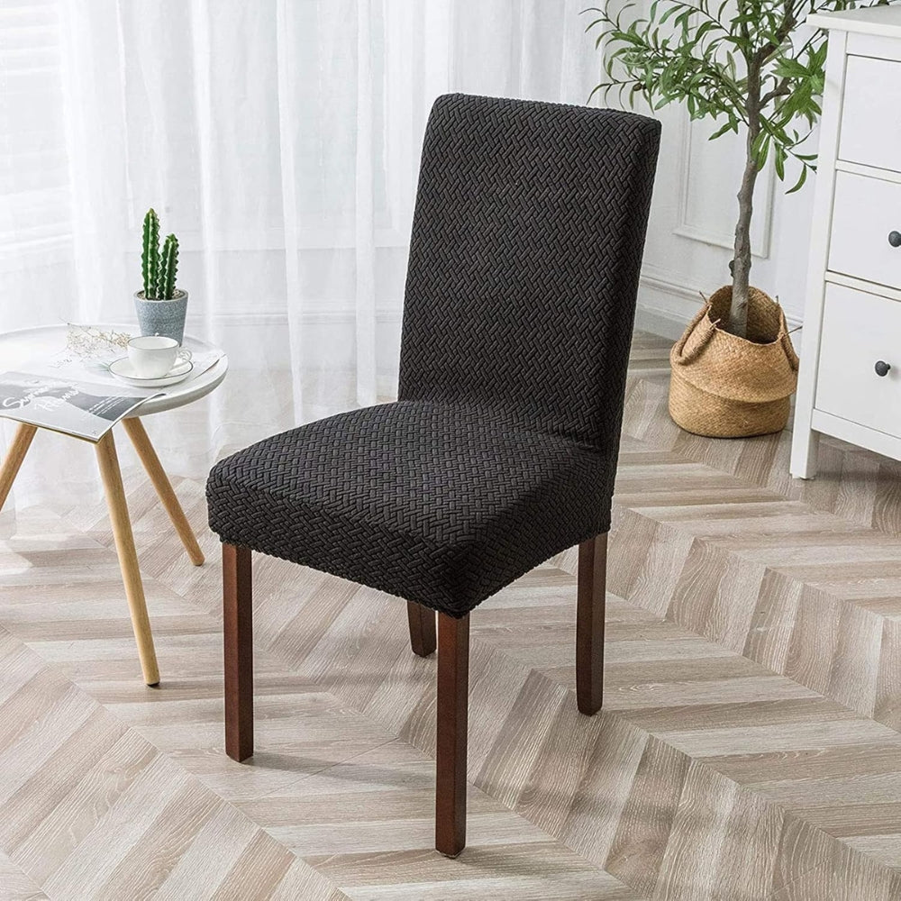 Sierra Stuhlbezug - Hochstretch Jacquard-Samt, Pflegeleicht 6