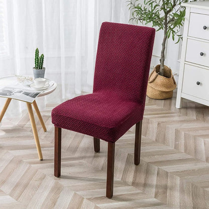 Sierra Stuhlbezug - Hochstretch Jacquard-Samt, Pflegeleicht 7
